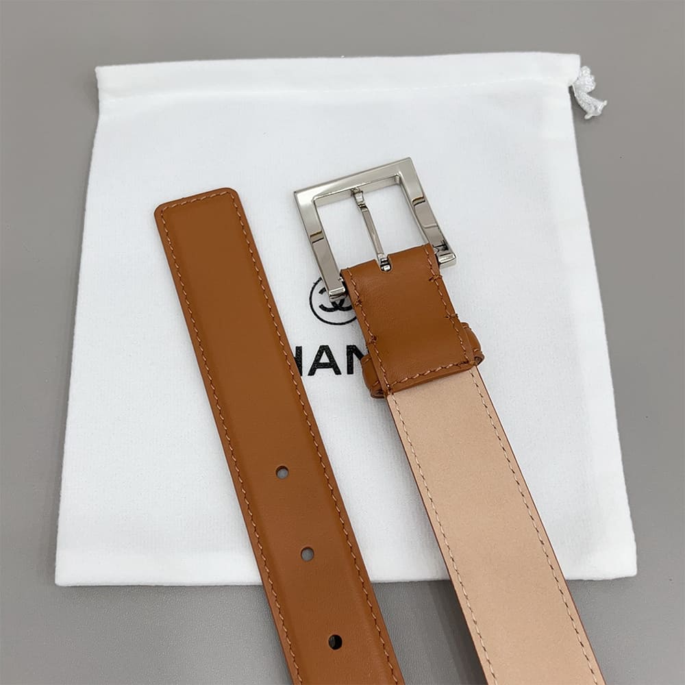 Ch**el Leather belt 30 mm