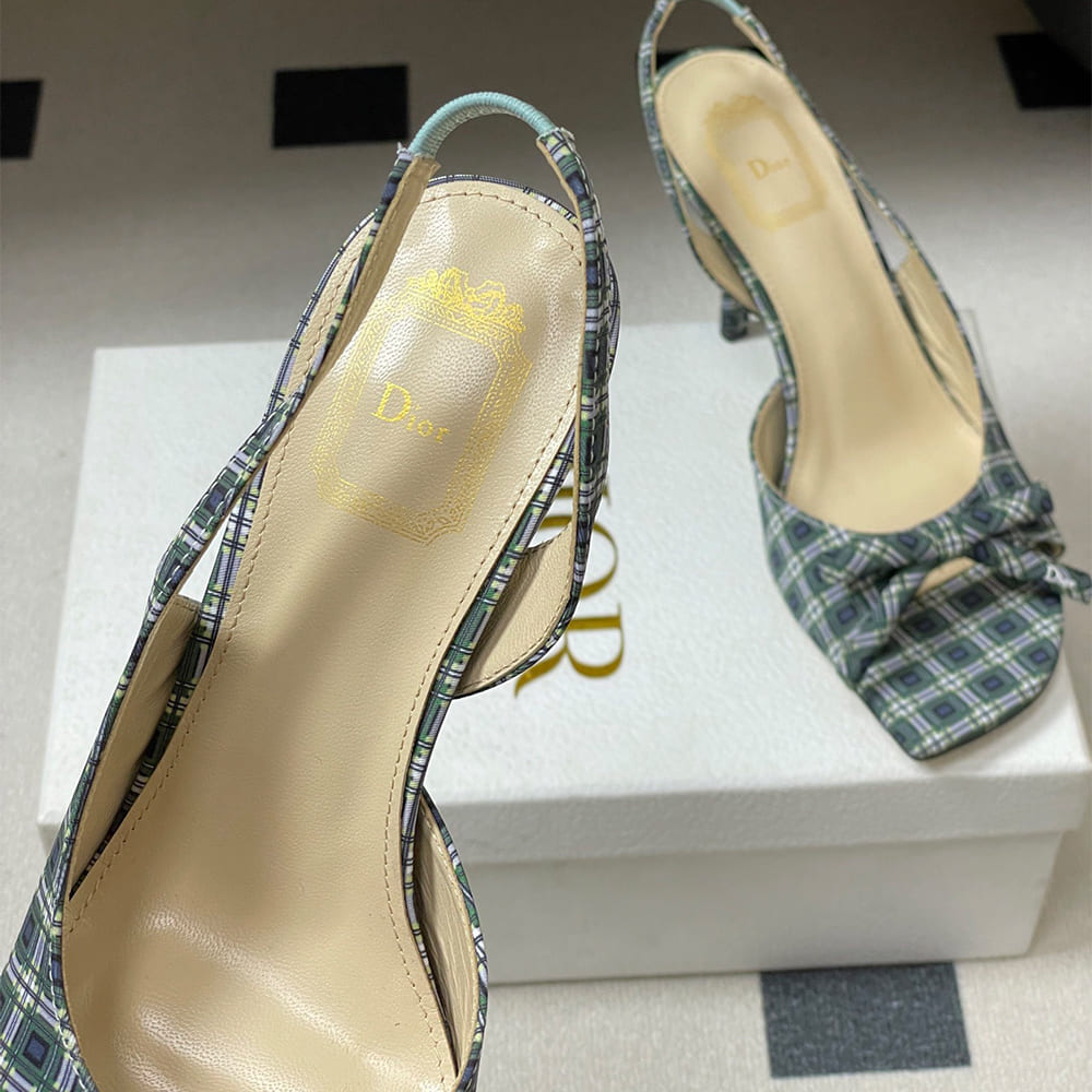 D10r Bow Heeled Slingback Sandal (EU SIZE 35-42)