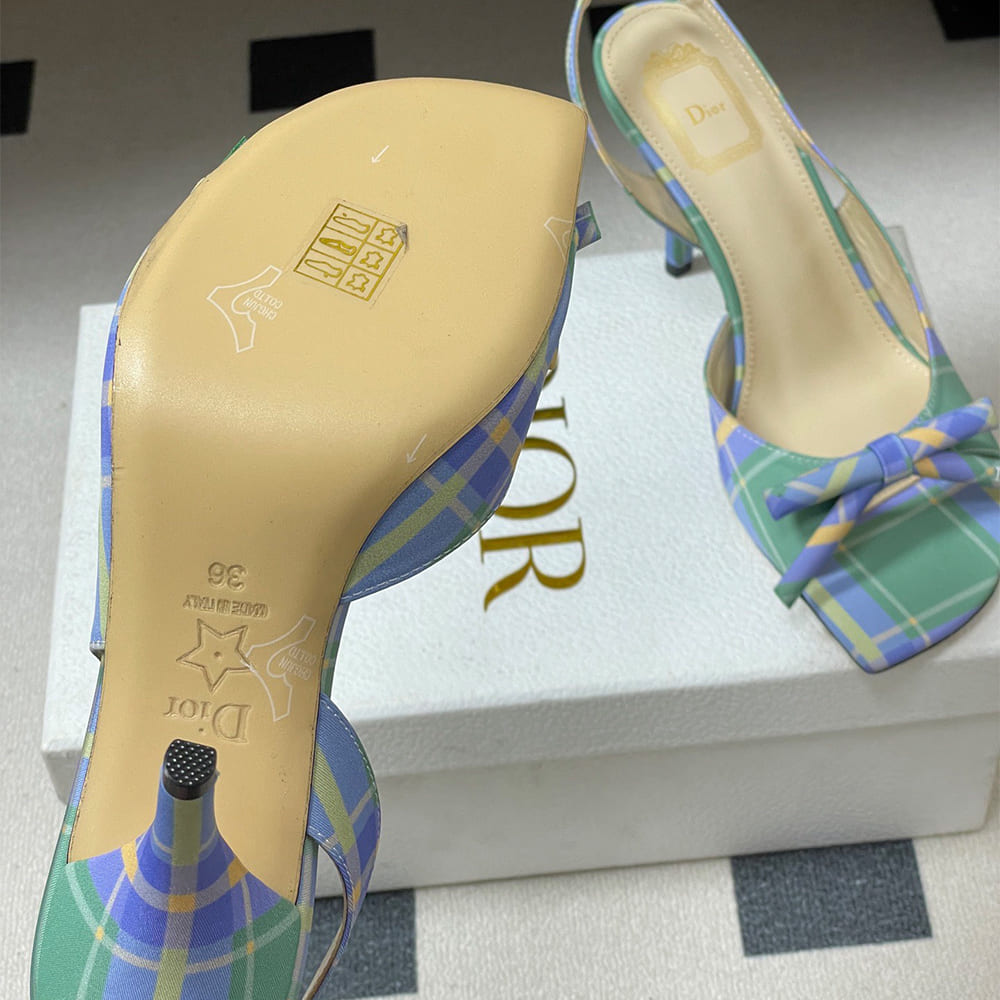 D10r Bow Heeled Slingback Sandal (EU SIZE 35-42)
