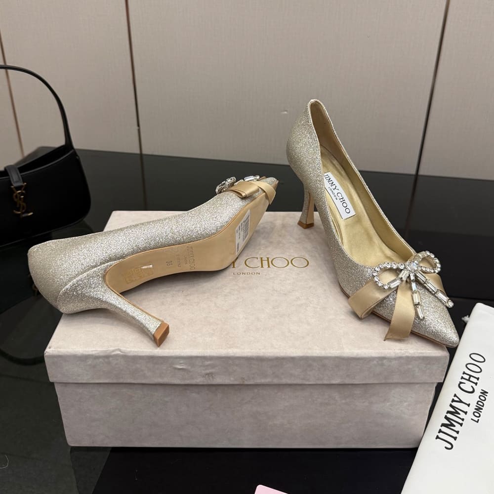 J1m*y Ch00 Crystal-Embellished Pumps (EU SIZE 35-43)