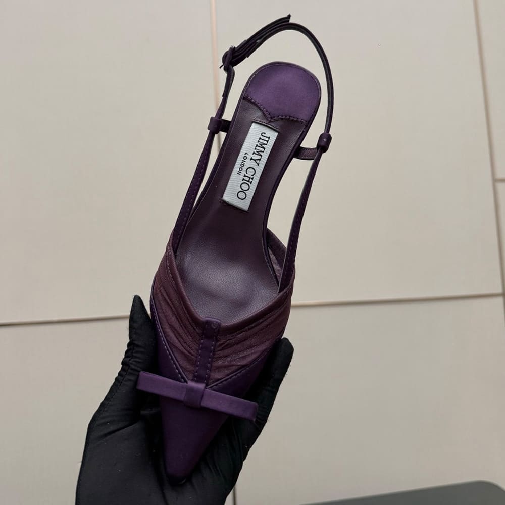 J1m*y Ch00 Ruched Tulle Pumps (EU SIZE 35-42)