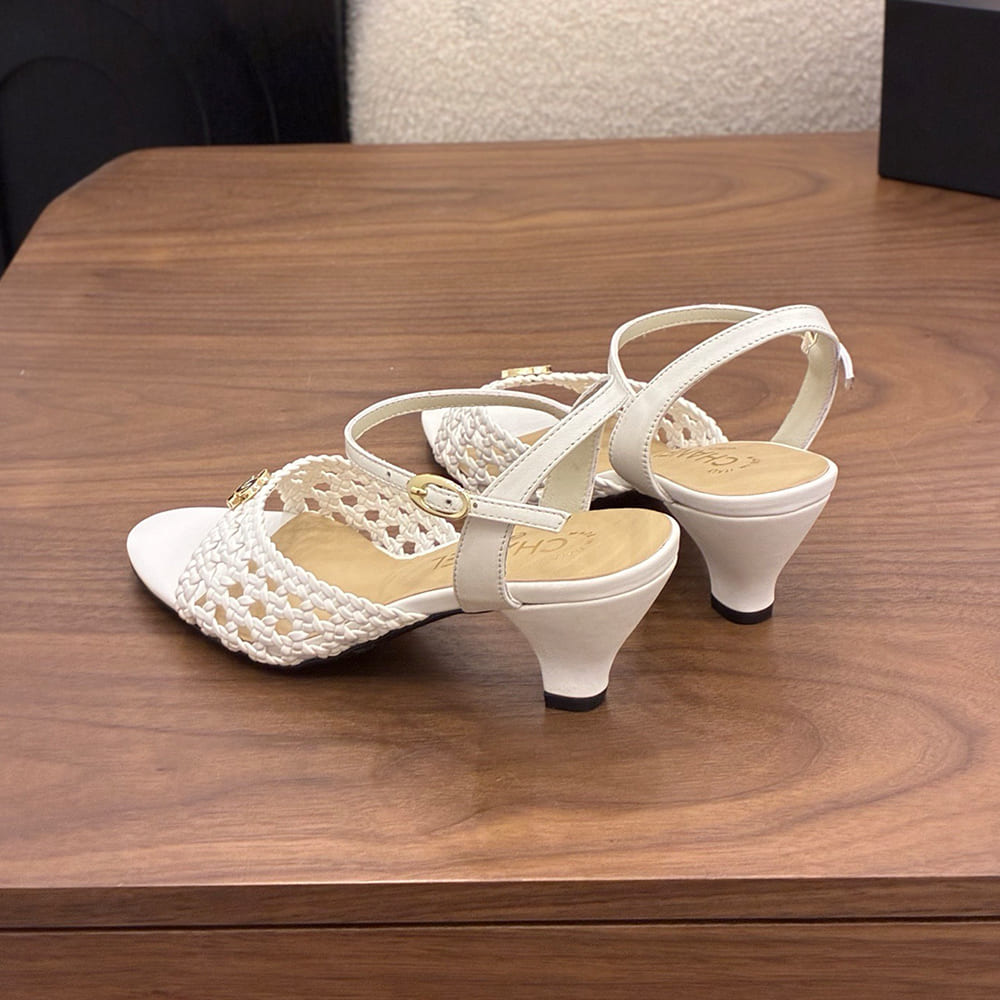 Ch**el Braided Ankle-Strap Sandals (EU SIZE 35-41)