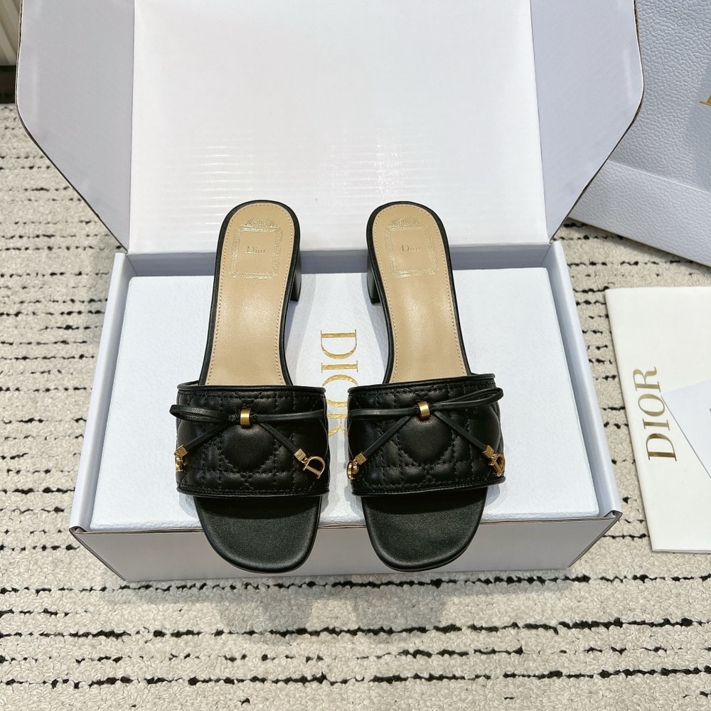 D10r Cannage Heeled Slide (EU SIZE 35-42)