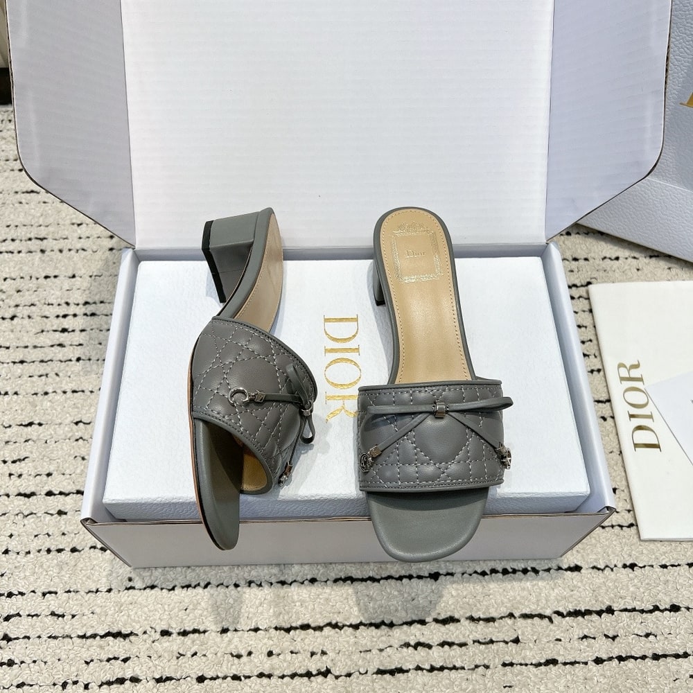 D10r Cannage Heeled Slide (EU SIZE 35-42)