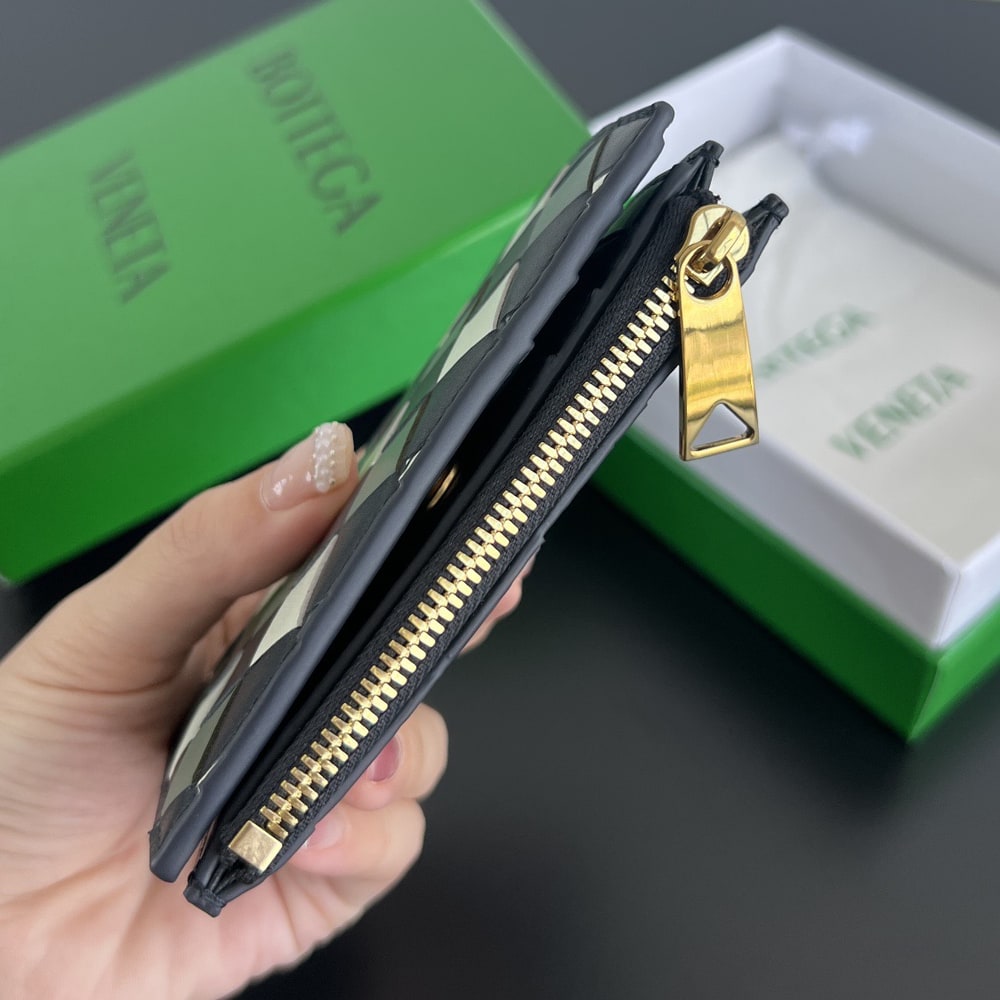 B0tt*ga Ven*ta Intrecciato Small Bi-Fold Wallet(HIGH-END GRADE)