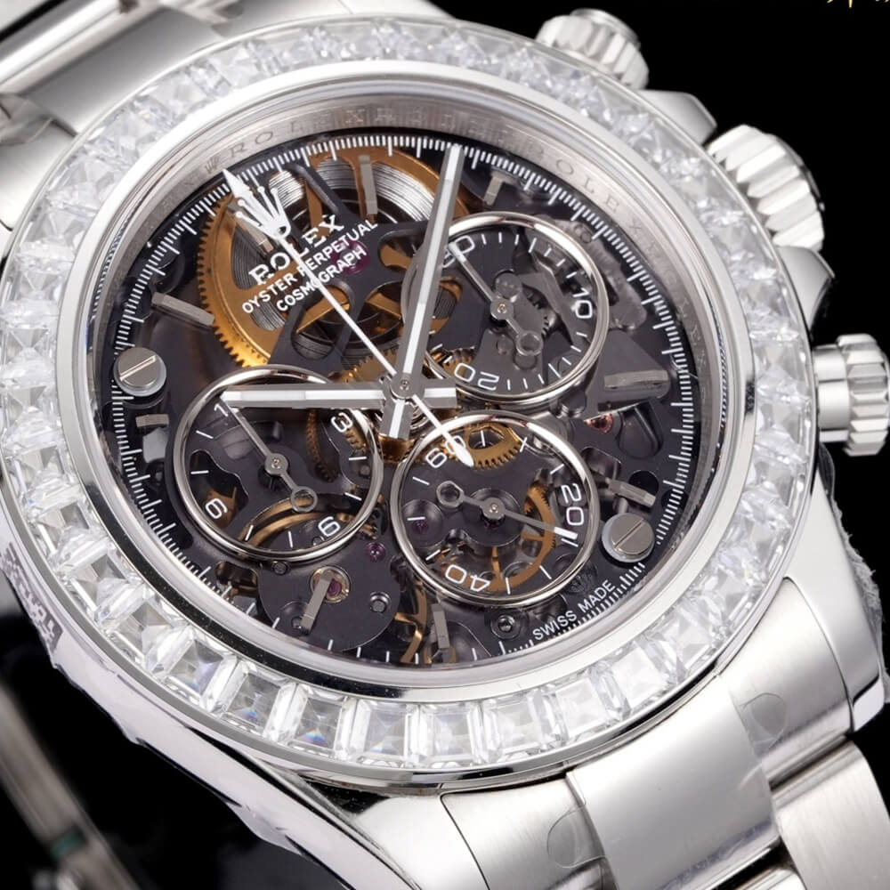 R01ex Diw Daytona skeleton dial