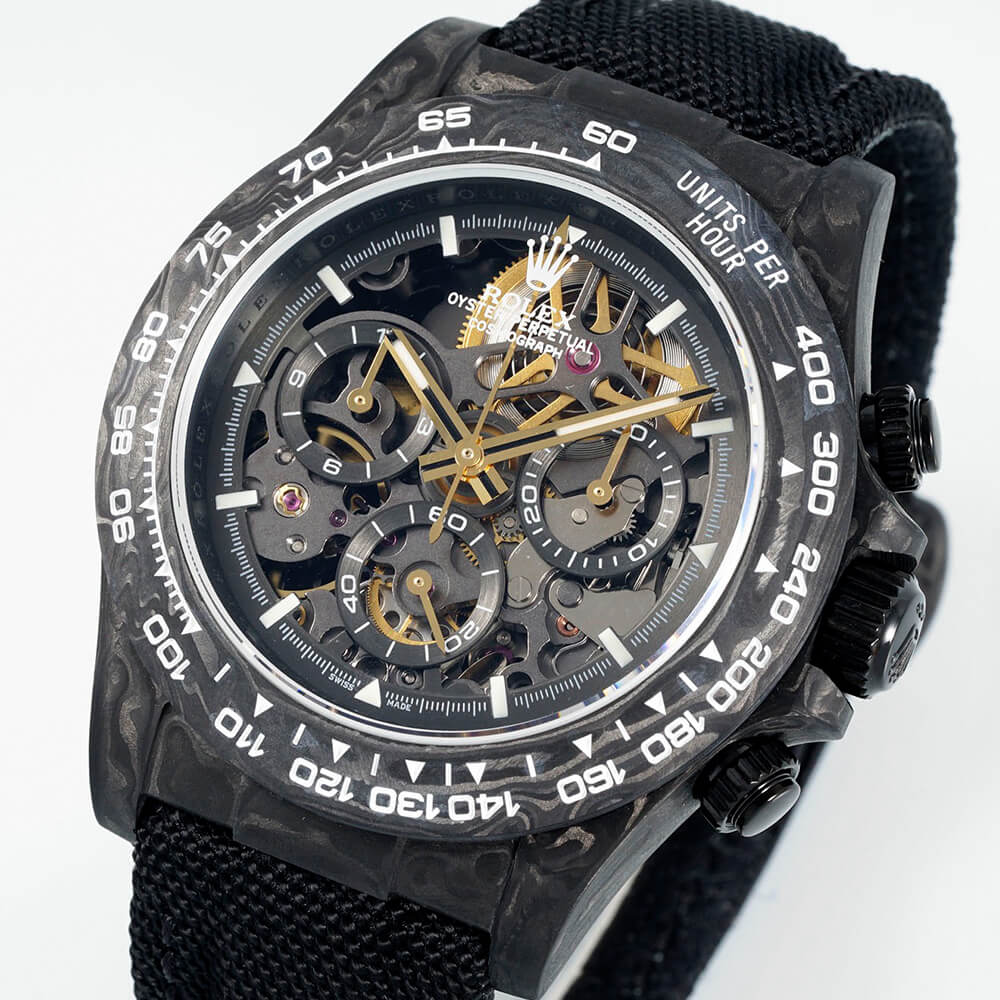 R01ex Diw Daytona skeleton dial