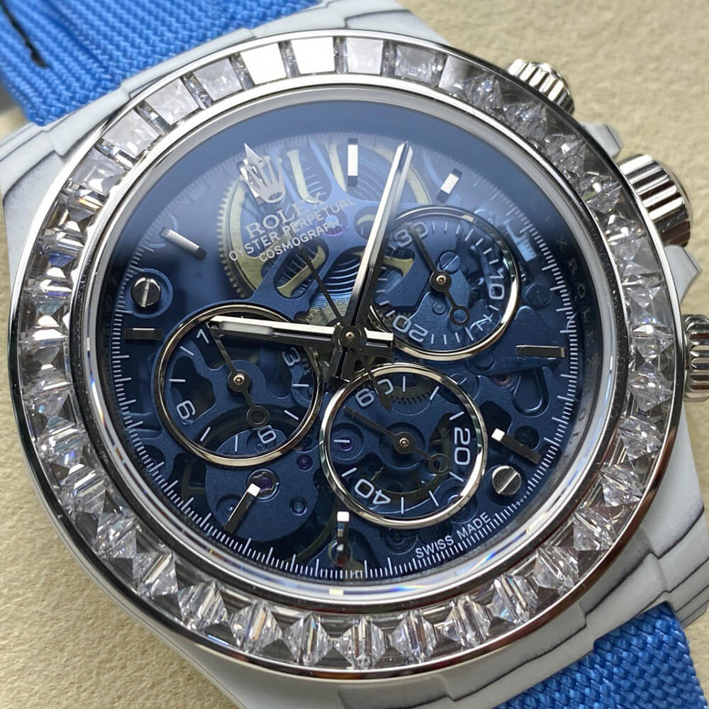 R01ex Diw Daytona skeleton dial