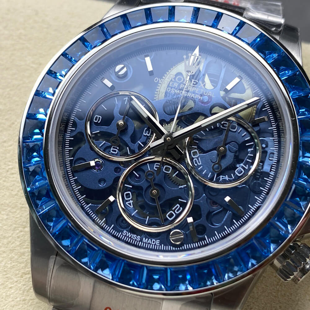 R01ex Diw Daytona skeleton dial
