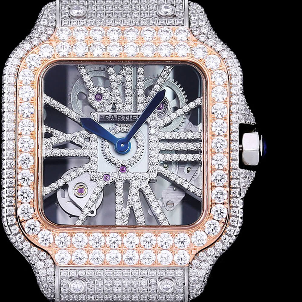 Ca*t1er Santos Skeleton Watch