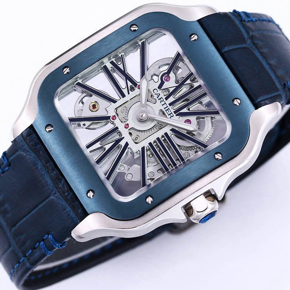 Ca*t1er Santos Skeleton Watch