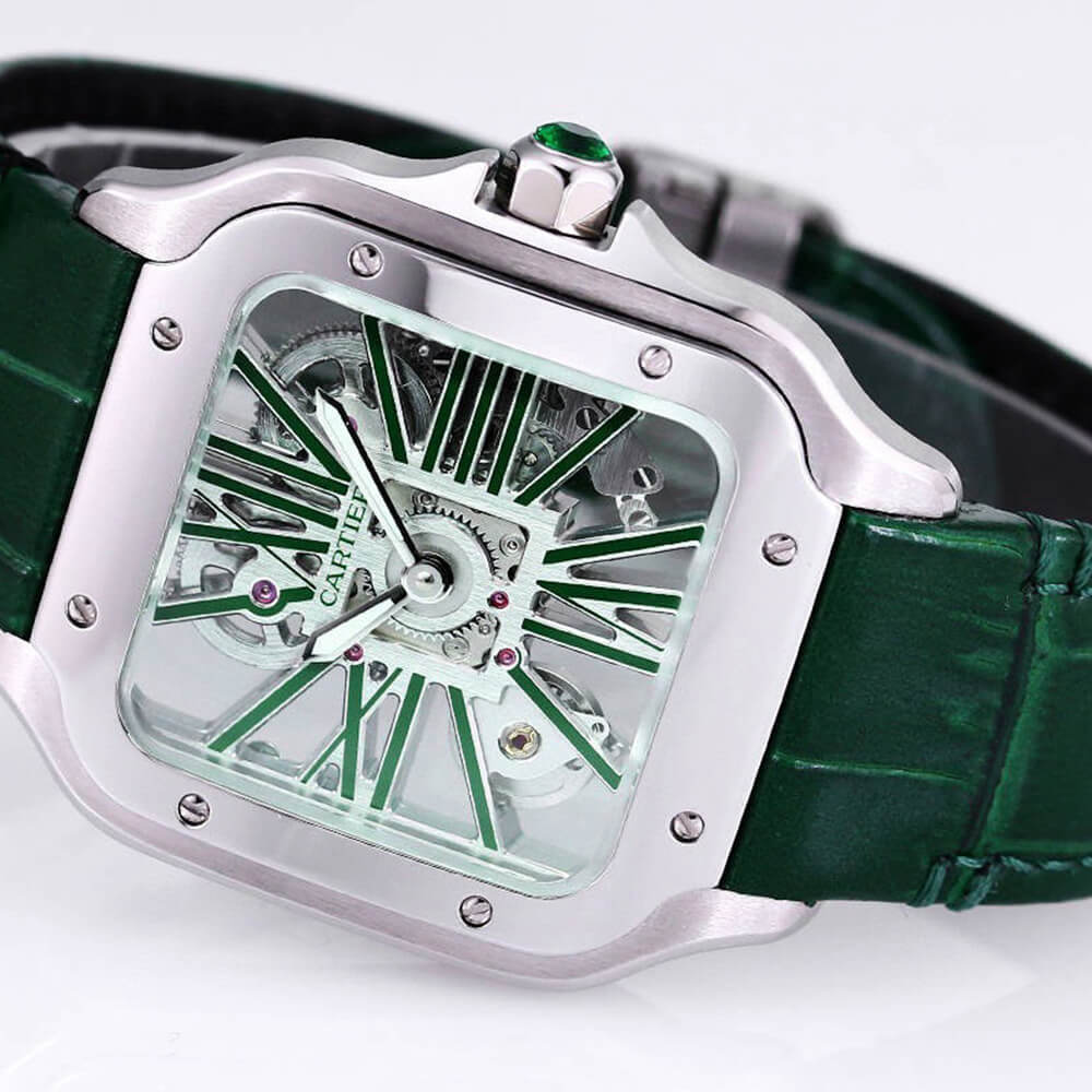 Ca*t1er Santos Skeleton Watch