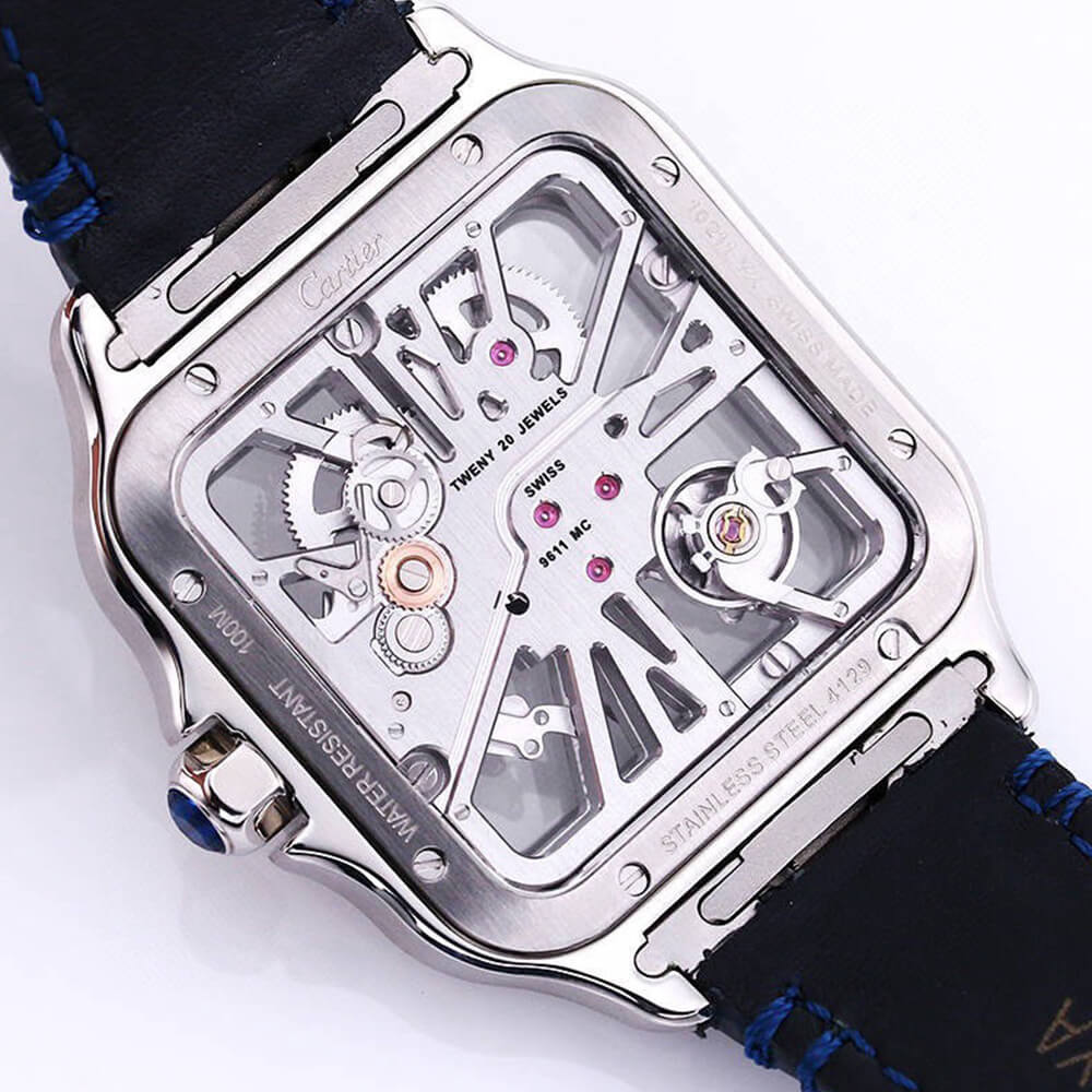 Ca*t1er Santos Skeleton Watch
