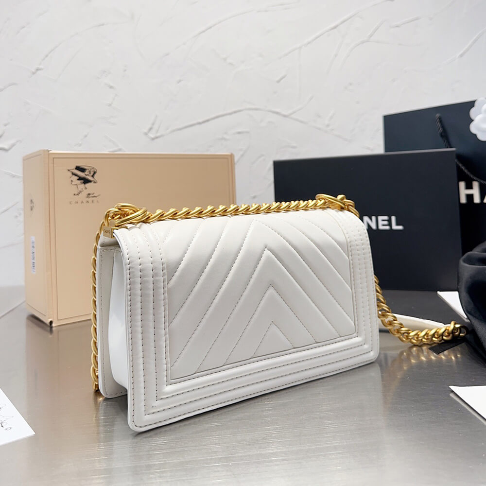 Chevron Boy Ch**el Handbag