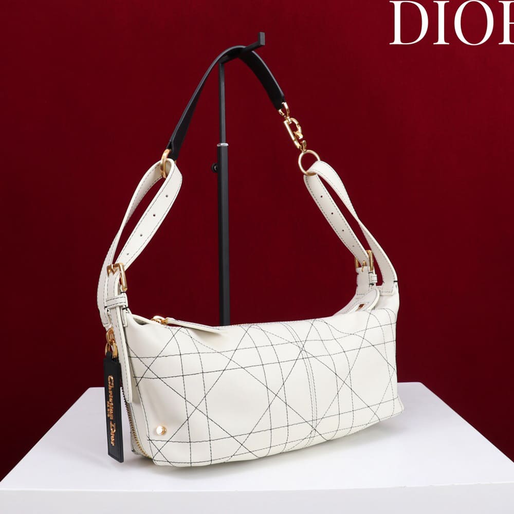 D10r Small D-Journey Bag in Two-Tone Calfskin(HIGH-END GRADE)