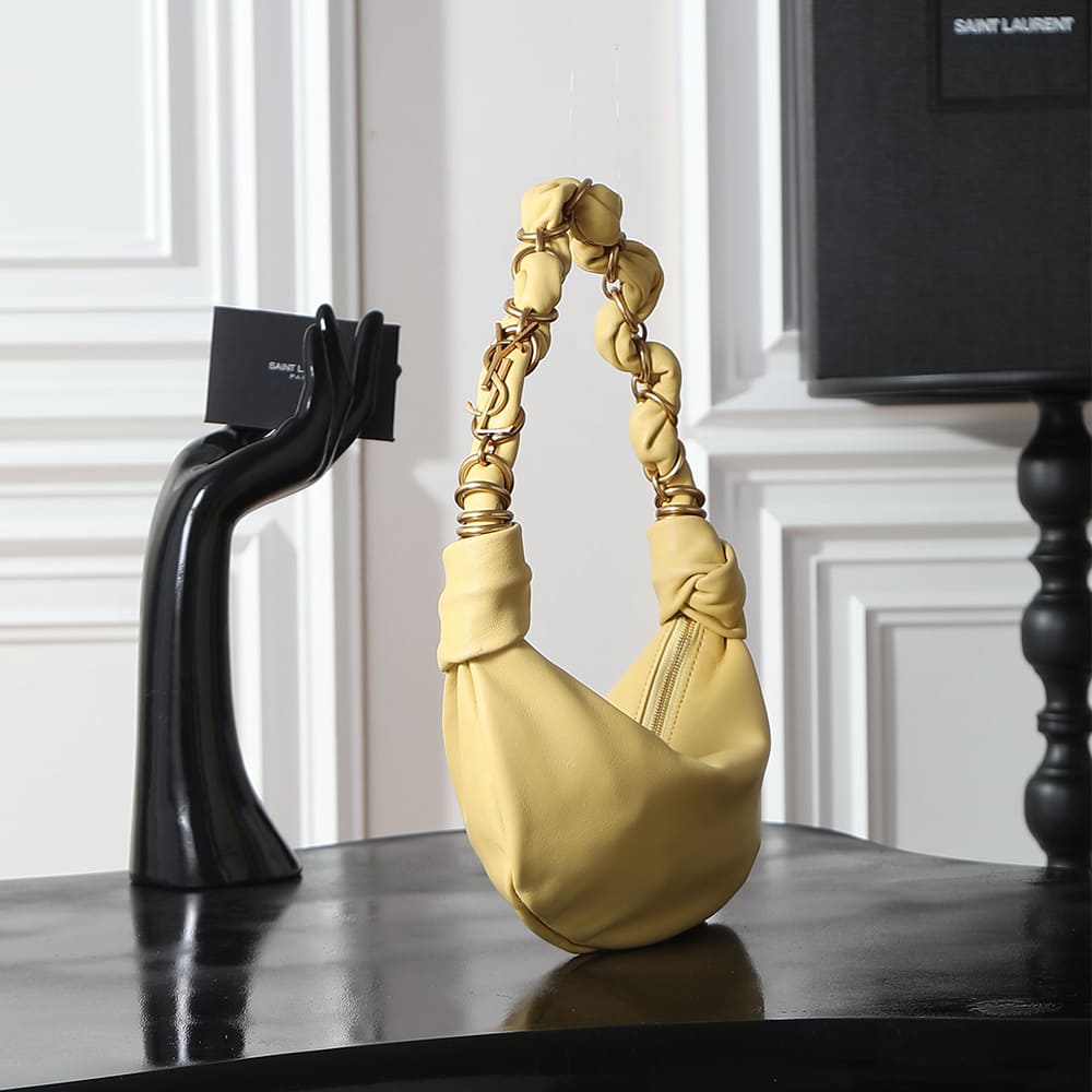Y51 AMALIA mini hobo in lambskin(HIGH-END GRADE)