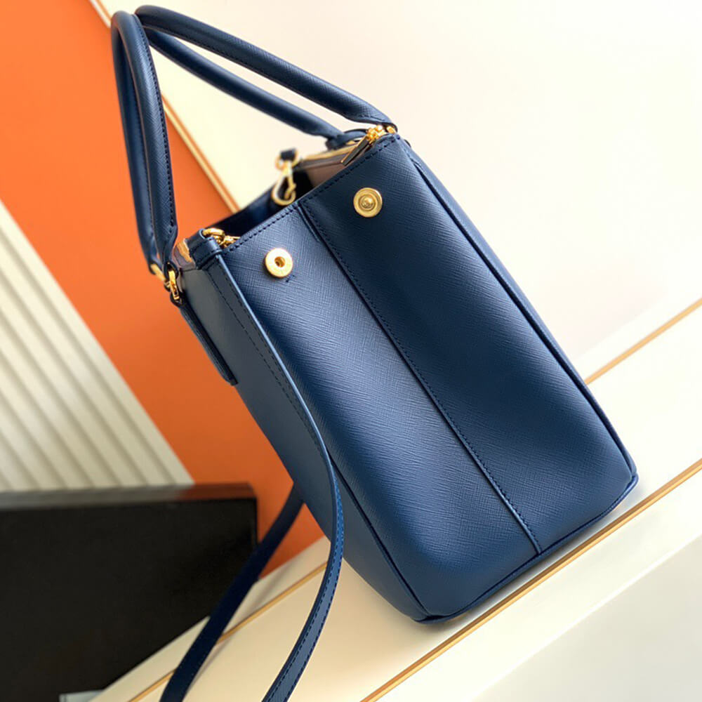 Large Pra*a Galleria Saffiano leather bag