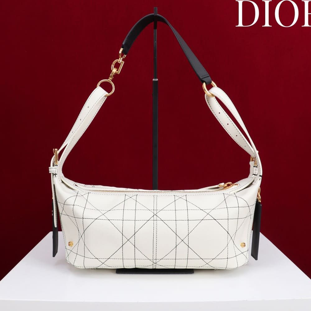 D10r Small D-Journey Bag in Two-Tone Calfskin(HIGH-END GRADE)