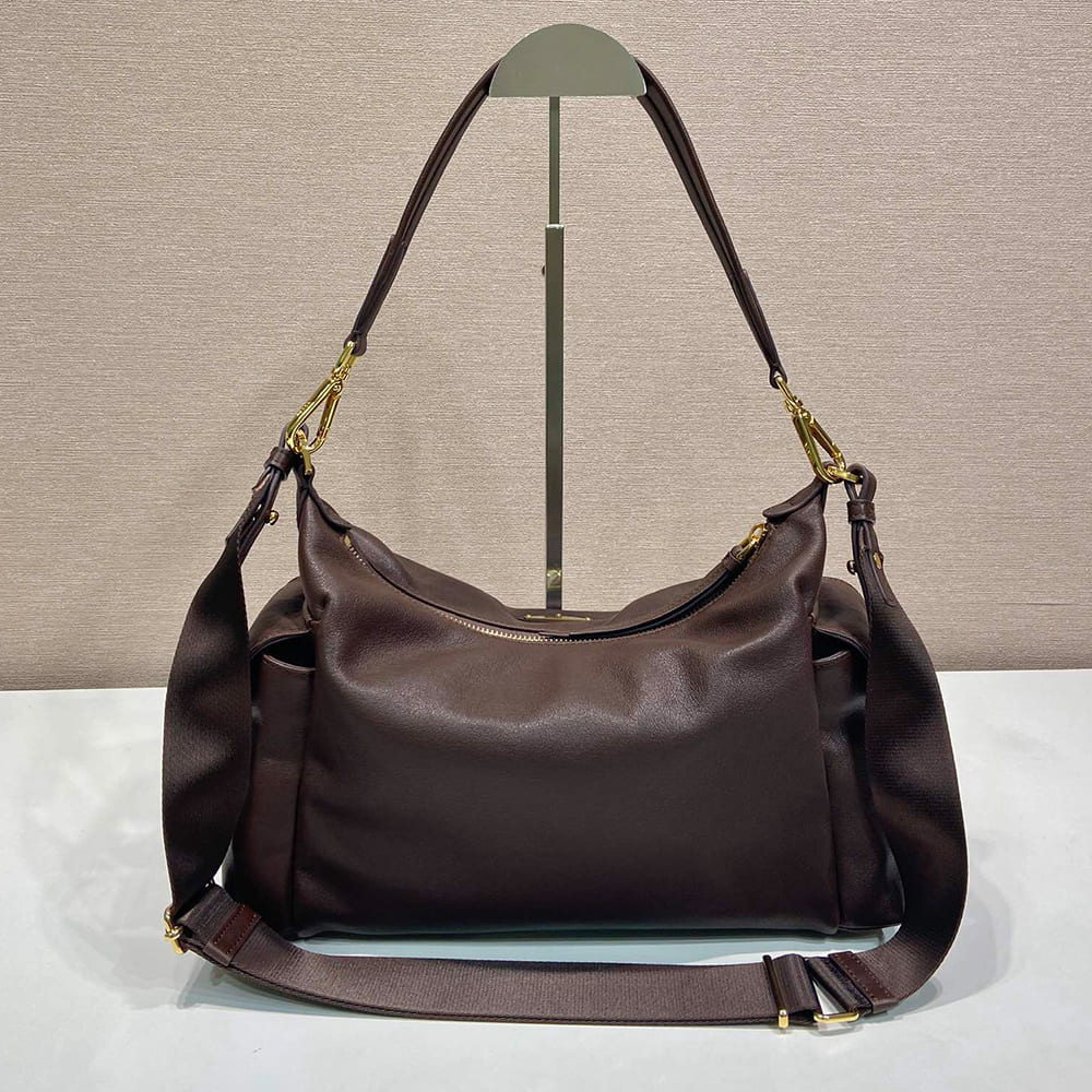 Pra*a Explore large nappa leather bag(HIGH-END GRADE)