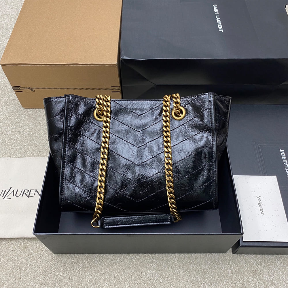 Y51 NIKI small shopping in vintage leather(HIGH-END GRADE)