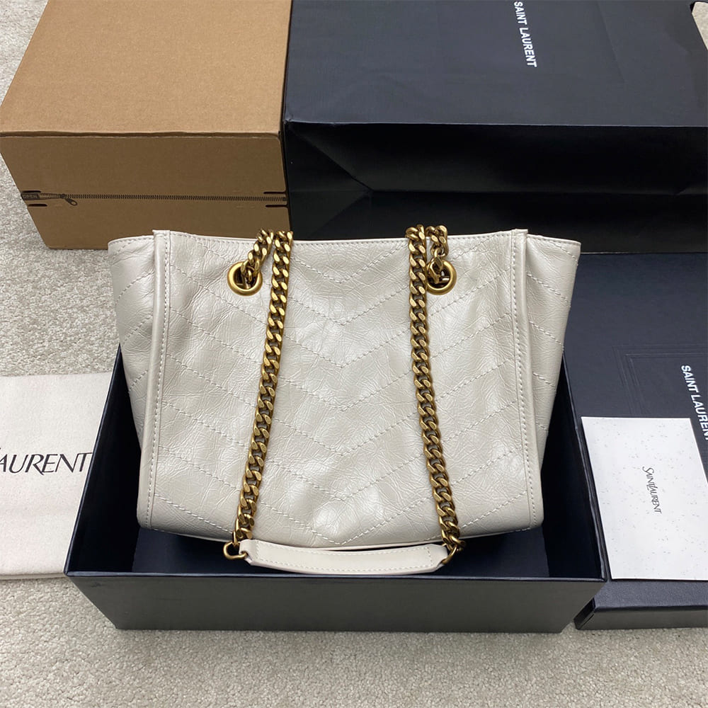 Y51 NIKI small shopping in vintage leather(HIGH-END GRADE)