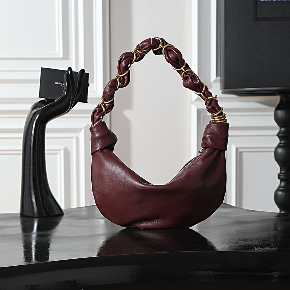 Y51 AMALIA mini hobo in lambskin(HIGH-END GRADE)