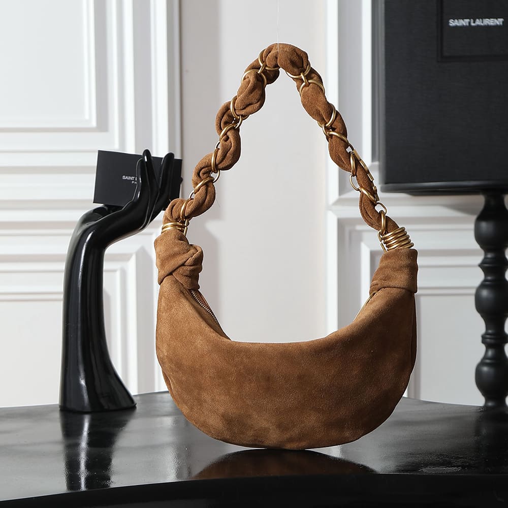 Y51 AMALIA mini hobo in suede(HIGH-END GRADE)