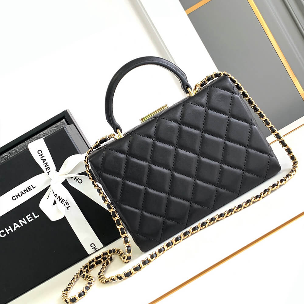 Ch**el Small box bag(HIGH-END GRADE)