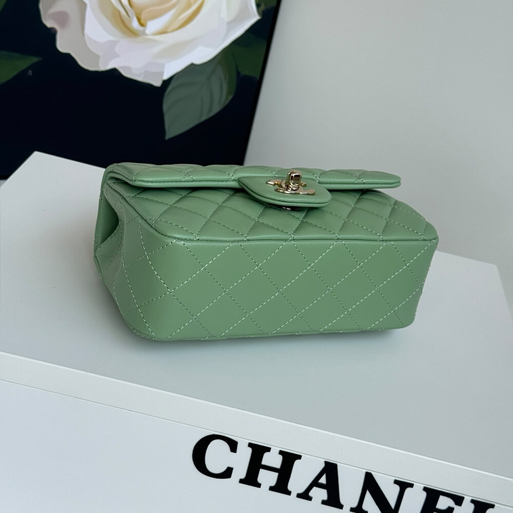Ch**el Mini Classic Handbag With Top Handle