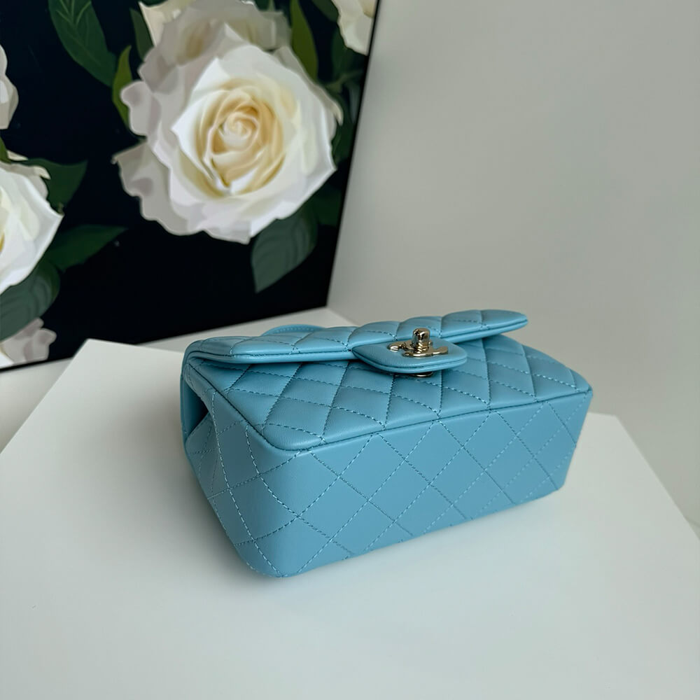 Ch**el Mini Classic Handbag With Top Handle