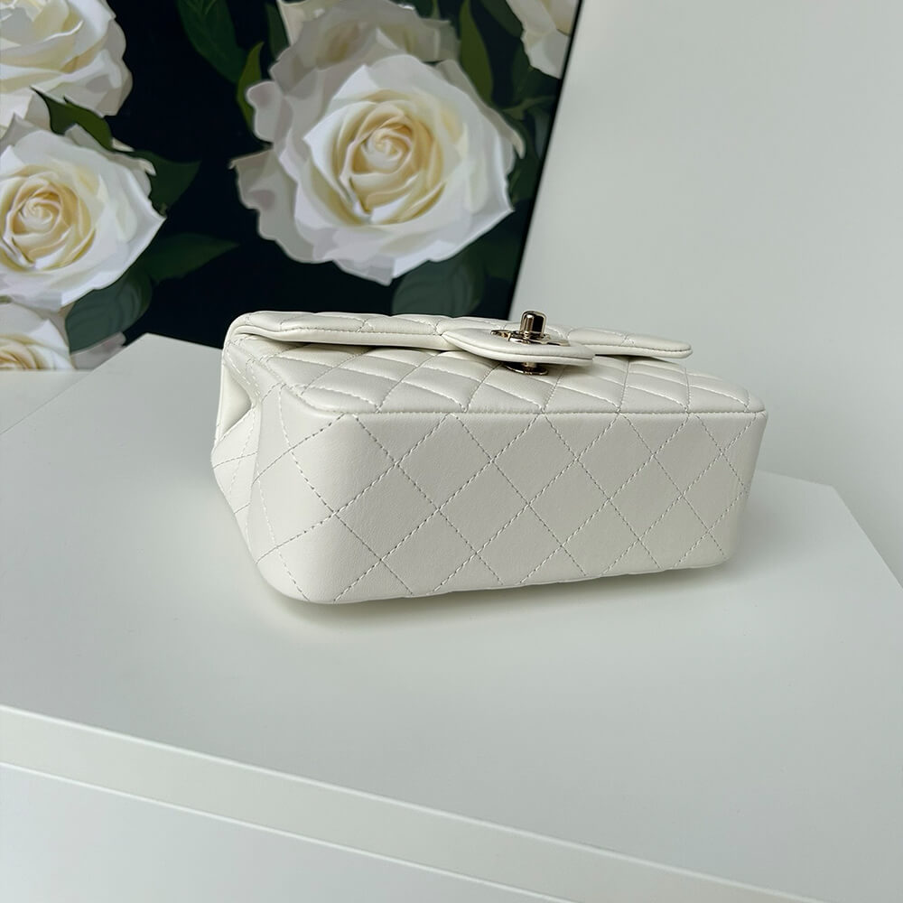 Ch**el Mini Classic Handbag With Top Handle