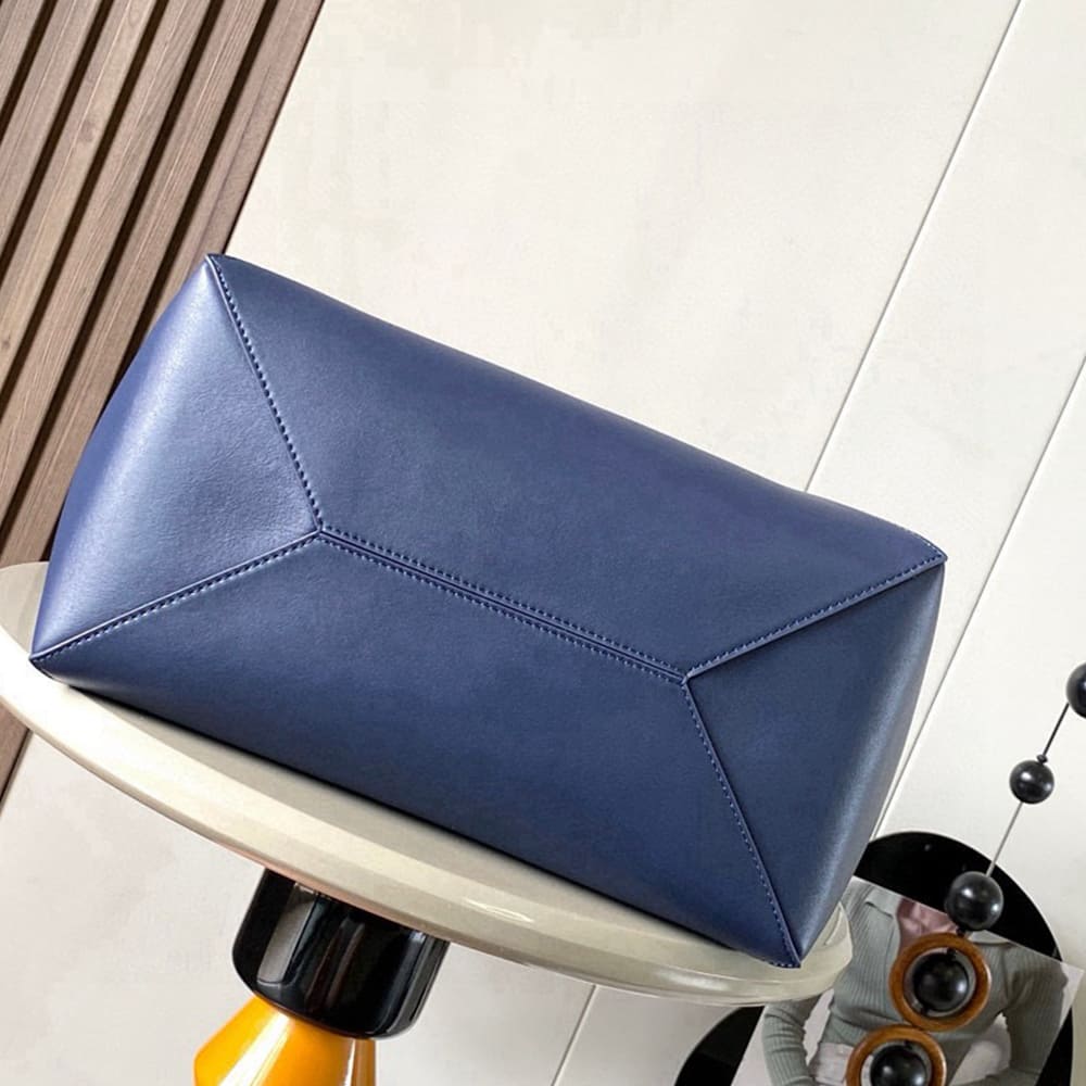 L0ew* XL Puzzle Fold tote in shiny calfskin(HIGH-END GRADE)