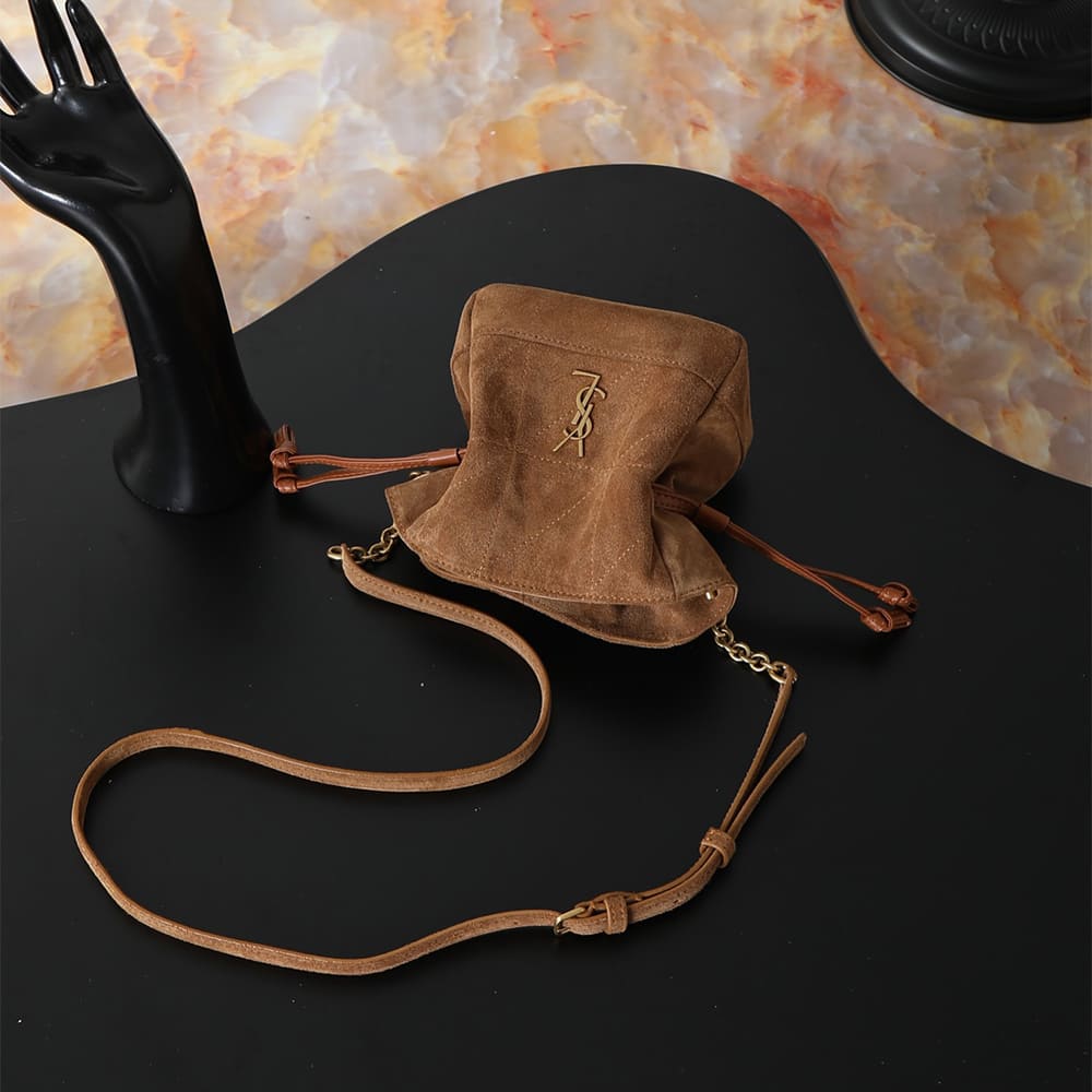 Y51 JAMIE mini shoulder pouch in suede