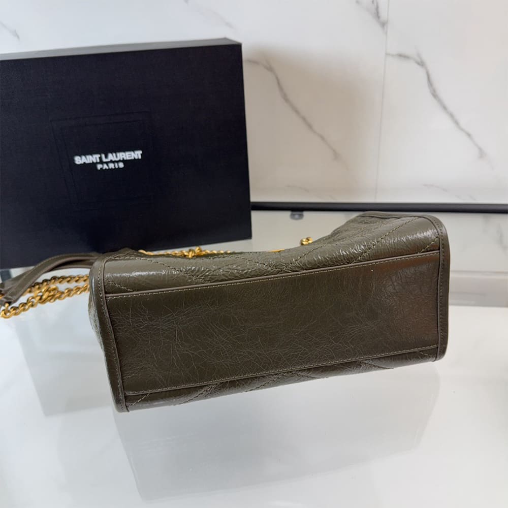 Y51 NIKI small shopping in vintage leather(HIGH-END GRADE)