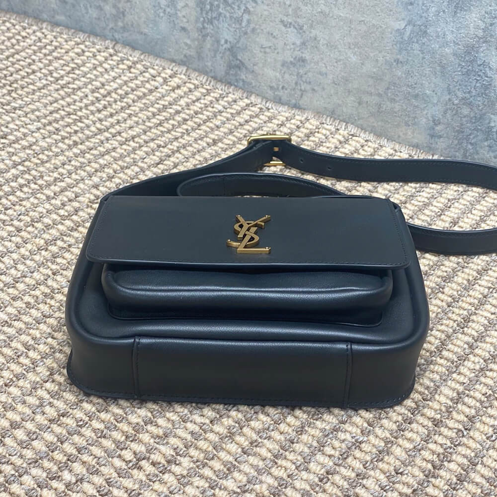 Y51 Niki satchel in leather(HIGH-END GRADE)