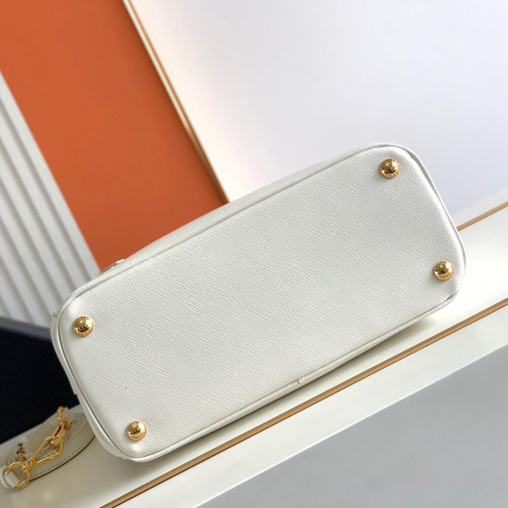 Medium Pra*a Galleria Saffiano leather bag