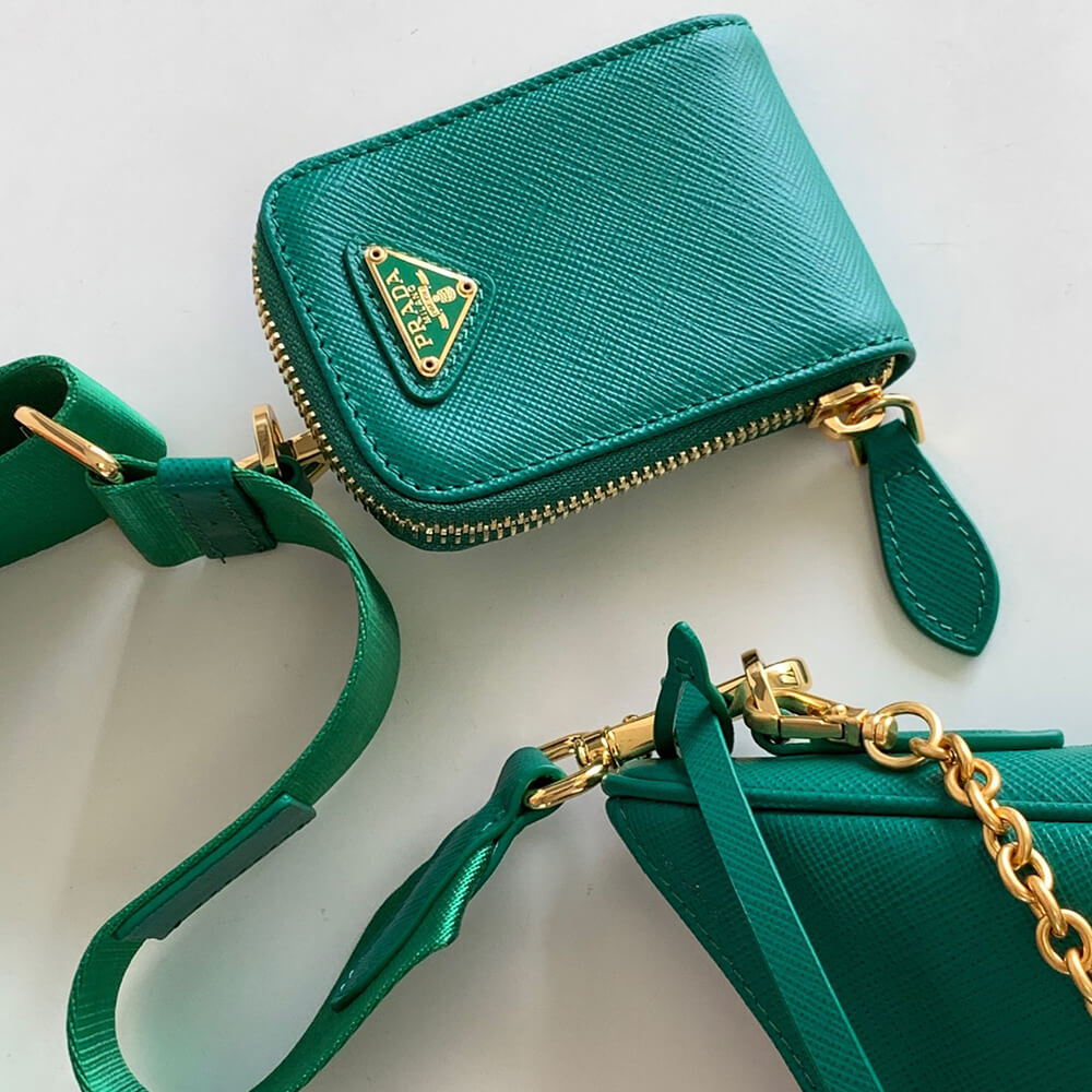 Pra*a Re-Edition 2005 Saffiano leather bag