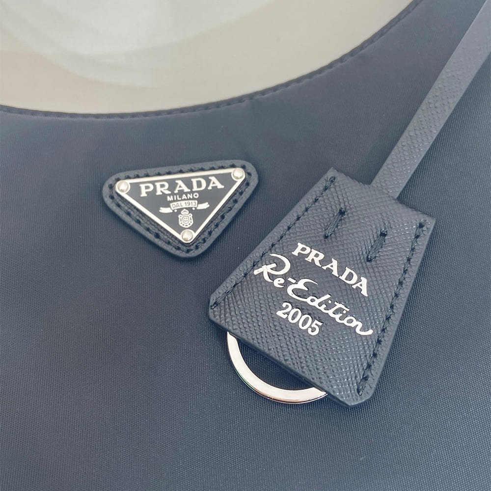 Pra*a Re-Edition 2005 Re-Nylon and Saffiano mini bag