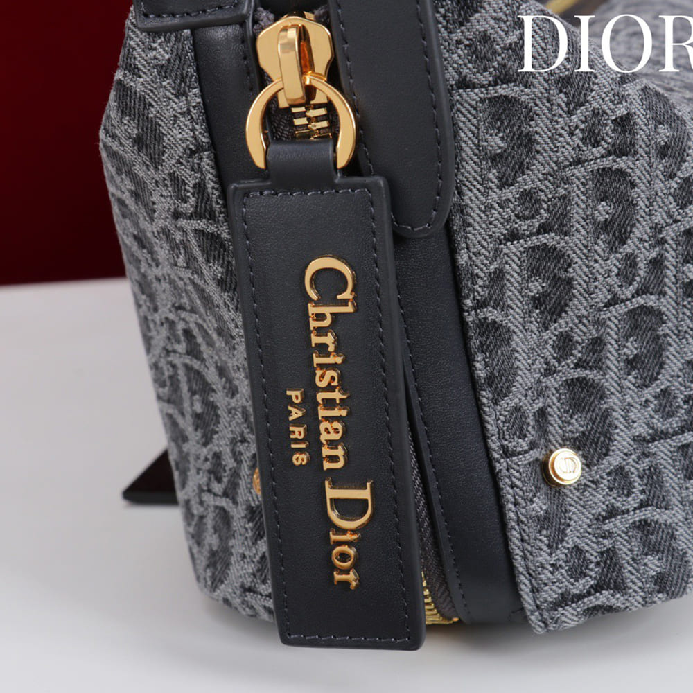 D10r Small D-Journey Bag in Two-Tone Calfskin(HIGH-END GRADE)