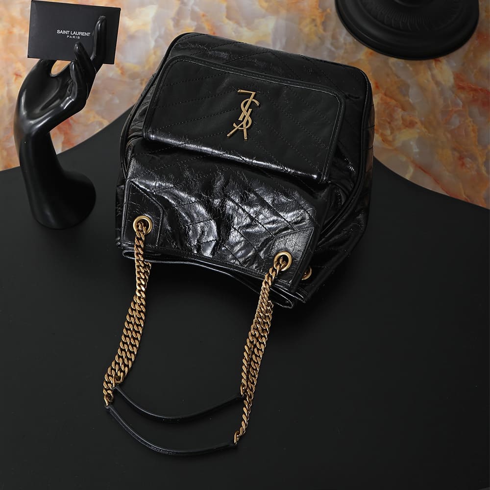 Y51 NIKI small shopping in vintage leather(HIGH-END GRADE)