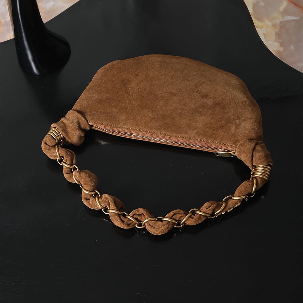 Y51 AMALIA mini hobo in suede(HIGH-END GRADE)