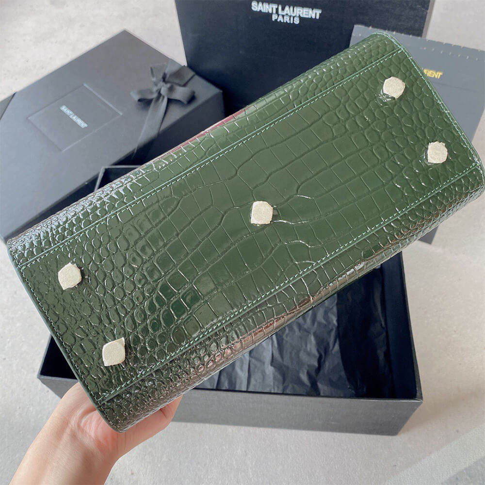 Y51 SAC DE JOUR BABY IN CROCODILE-EMBOSSED