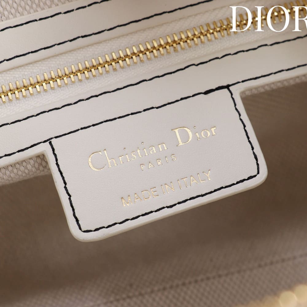 D10r Small D-Journey Bag in Two-Tone Calfskin(HIGH-END GRADE)