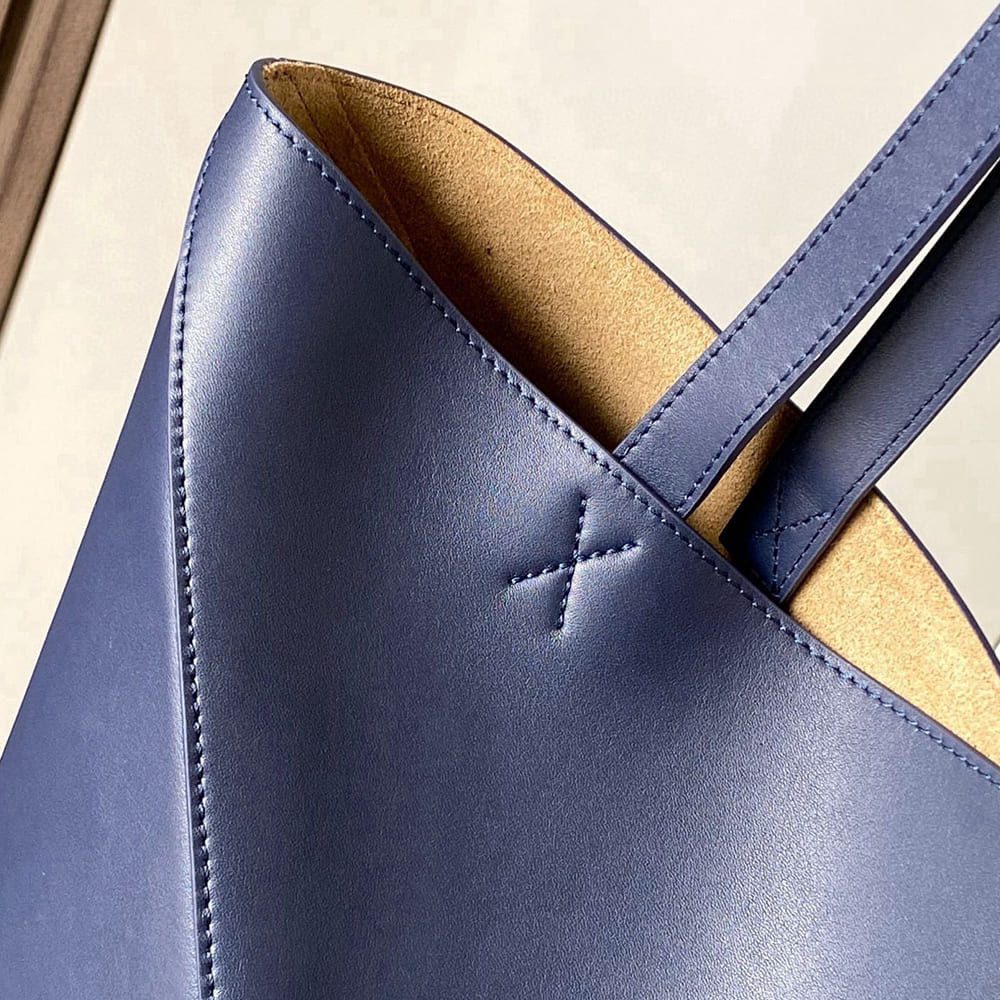 L0ew* XL Puzzle Fold tote in shiny calfskin(HIGH-END GRADE)