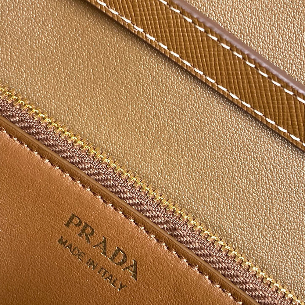 Pra*a Mini Saffiano leather bag(HIGH-END GRADE)