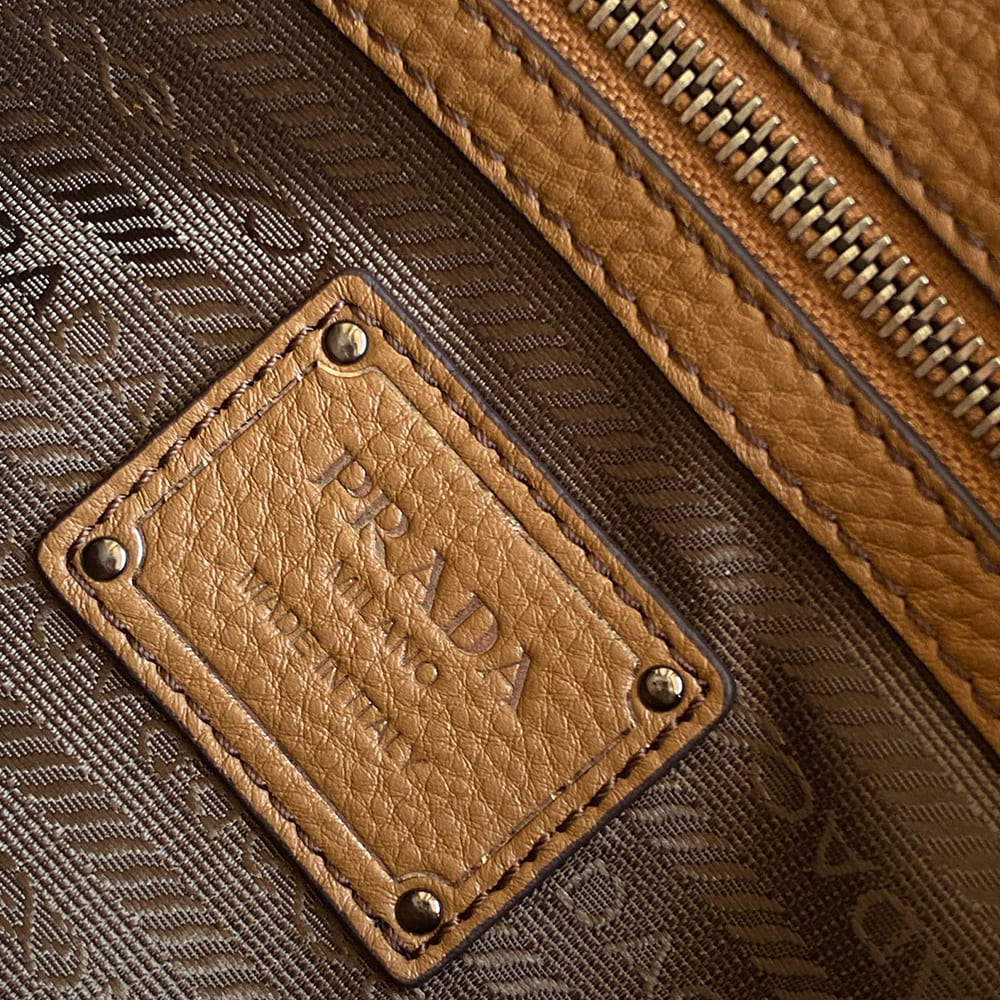 Pra*a Large leather tote bag(HIGH-END GRADE)