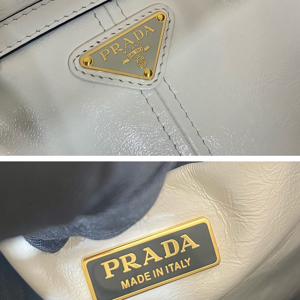Pra*a Bonnie leather mini shoulder bag(HIGH-END GRADE)