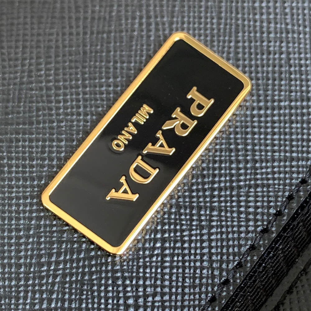 Medium Pra*a Galleria Saffiano leather bag
