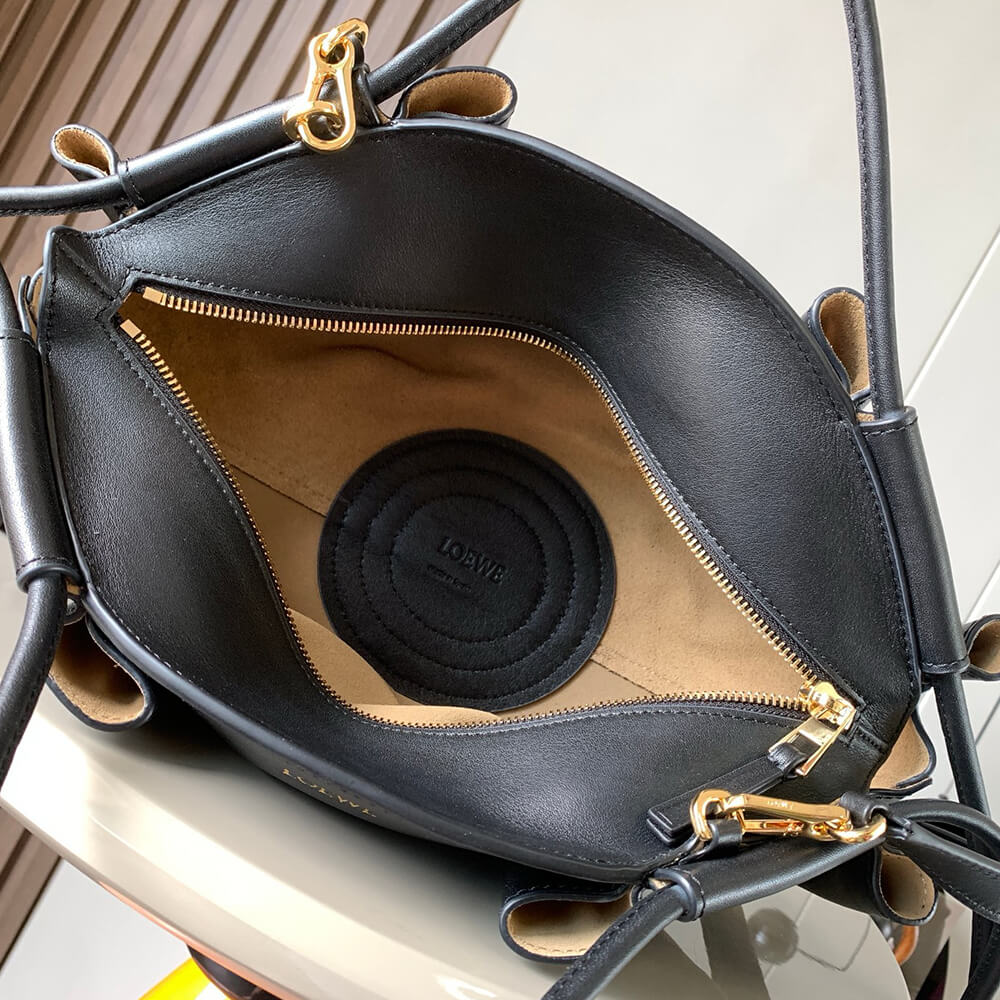 L0ew* Small Paseo bag in shiny nappa calfskin(high-end grade)