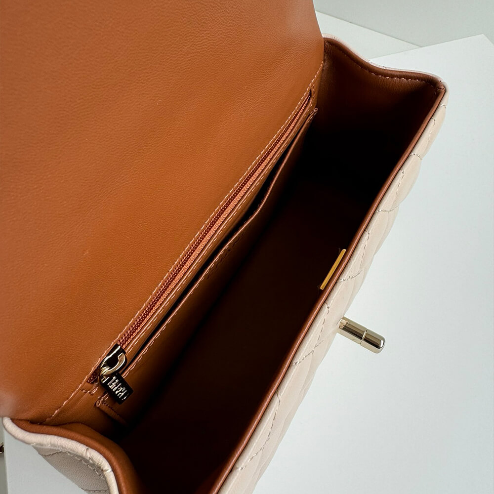 Ch**el Mini Classic Handbag With Top Handle